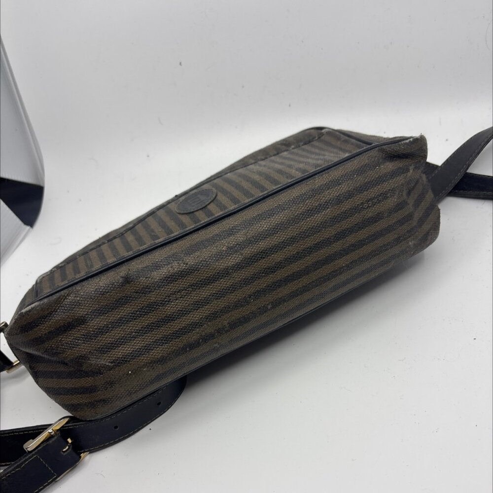 Vintage Fendi Crossbody Bag - Brown/Black - Picture 8 of 8